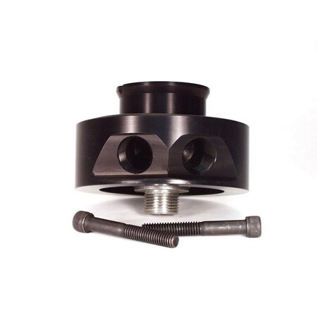 Water World 22-541 Sandwich Style Aluminum Remote Oil Cooler Adapter for Small Block Chevy WA3076577