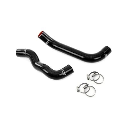 Hps Performance High Temp Reinforced Silicone Radiator Coolant Hose Kit, Black, 57-2127-BLK