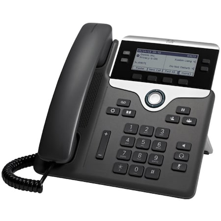 Cisco 7841 IP Phone - Corded - Corded - Wall Mountable CP-7841-K9=