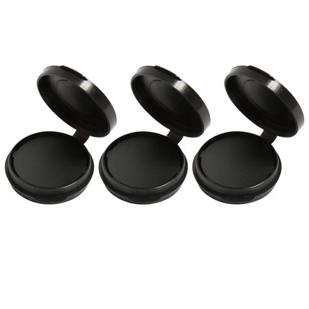 Baumgartens Inkless Fingerprint Pad with Adhesive, Black, 3PK 38010