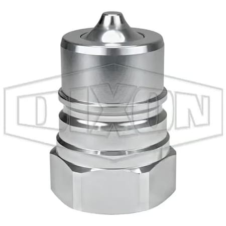 Dixon DQC K Interchange Female Plug, 2-11 Nominal, Female BSPP, Steel K16BF16
