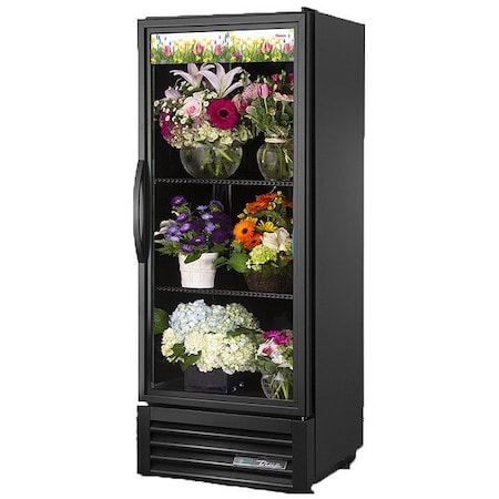 True Floral Refrigerator, Black, 62-3/8 in H GDM-12FC-HC~TSL01
