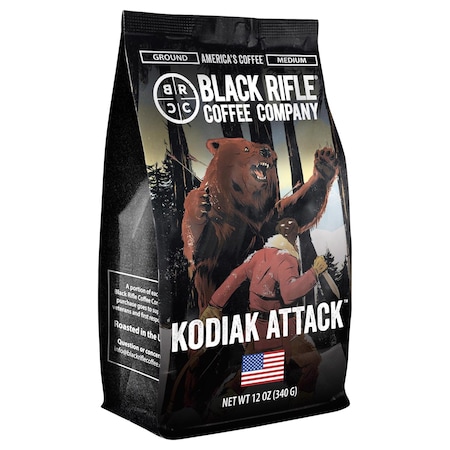 Black Rifle Coffee Co Kodiak Attack Ground Coffee 1 pk 3F-179-12G-201