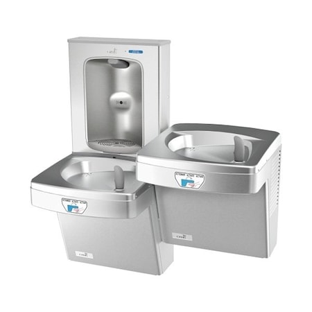 Oasis Bi-LevelFountainw/BottleFiller, 511/8inH PG8FEBFSLTT STN