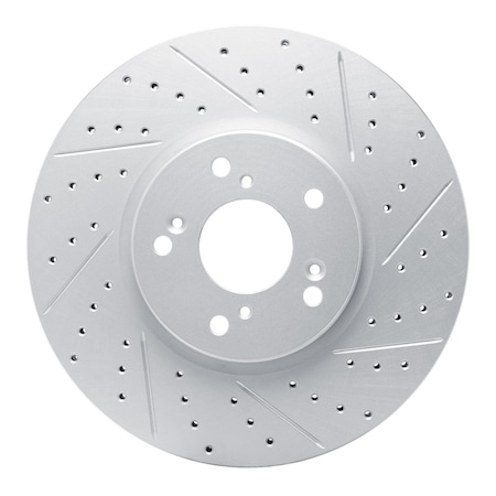 Dynamic Friction Co DFC Geoperformance Rotor - Drilled and Slotted 830-58020R