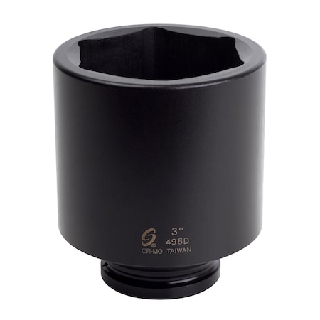Sunex 3/4 in Drive 3 in Deep Impact Socket 496D