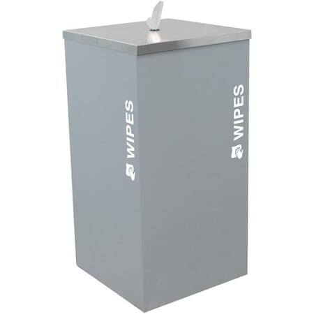 Ex-Cell Kaiser Bucket Wipe Dispenser - Steel, Hammered Grey Pebble SW-KD HMG