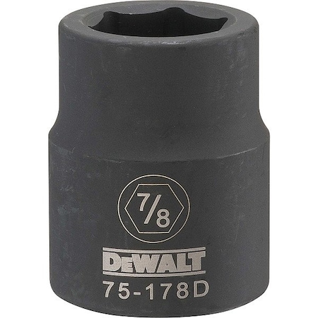 Dewalt Impact Socket, 3/4 IN DR, 7/8IN SAE DWMT75178OSP