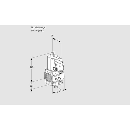 Honeywell Kromschroder Gas Solenoid Valve - Class A, 500 mbar, IP65, SIL 3 Certified KS88015504