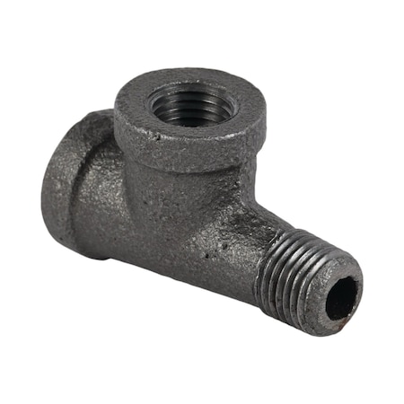 Zoro Select Street Tee Street Tee, 1/4" Pipe, FNPT x MNPT, Malleable Iron, Class 150 783Y71