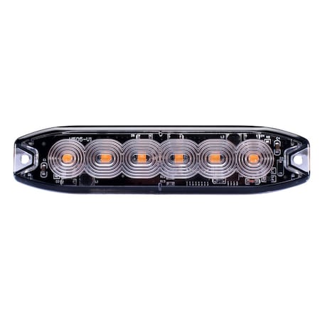Race Sport Lighting Strobe Pro Series 6-Led Ultra Thin Strobe Marker W/ Clear Lens RS3020CSP