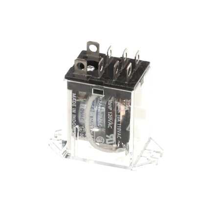 Bki RELAY, DPDT, 110/120V FLANGED R0197