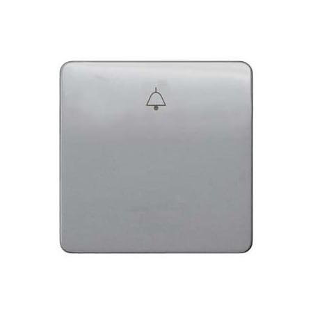 Siemens DELTA profil, silver Rocker switch with bell symbol for pushbutton, 65x 65 mm 5TG7927