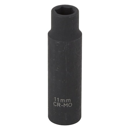 Vulcan Deep Impact Socket, 11 mm Socket, Black Phosphate, MT6580209 MT6580209