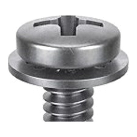 #6-32 x 1 3/4 in Phillips Pan Machine Screw, Passivated 18-8 Stainless Steel, 5 PK