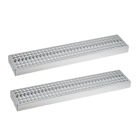 Mytee Products 34 inx7-1/8 inx2 in Bottom Fuel Tank Step Fits Peterbilt Replaces 11-04006-0750, 2PK FTRS-23-335-Bx2