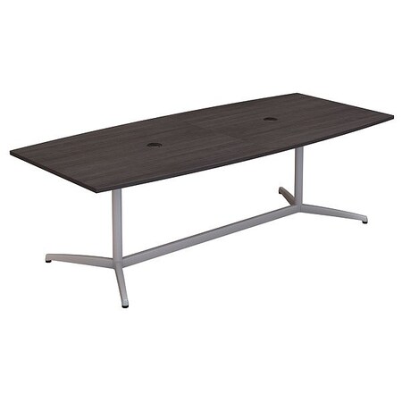 Bush Business Furniture Conference Table, Ash Gray, Laminate/Wood 99TBM96SGSVK