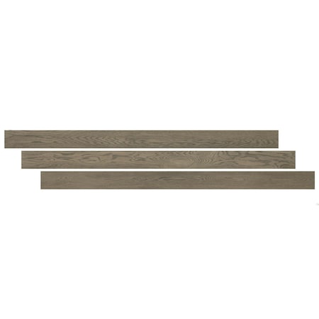 Msi LVT Trim, Wood, Gray-Dark, 48 in L, 0.63 in W, Low Gloss ZOR-LVT-TR-0597