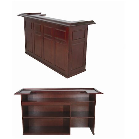 Latestluxury Wood Home Bar - Cappuccino LA3181082