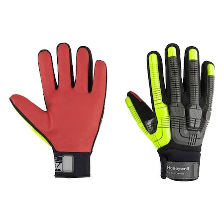 Honeywell Mechanics Gloves, Cut Level A6 , L 1 PR 42-622BY/9L