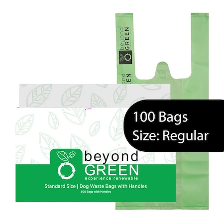 Beyondgreen Dog Waste Bags with Handles, Easy-Tie, 20PK 2021100