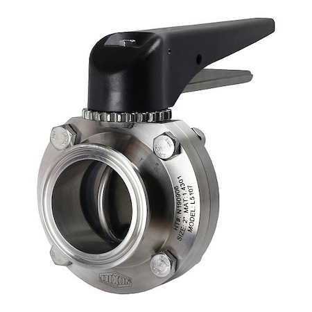 Dixon Butterfly Valve, 6.47 in L, 110 psi L5107S250CC-P