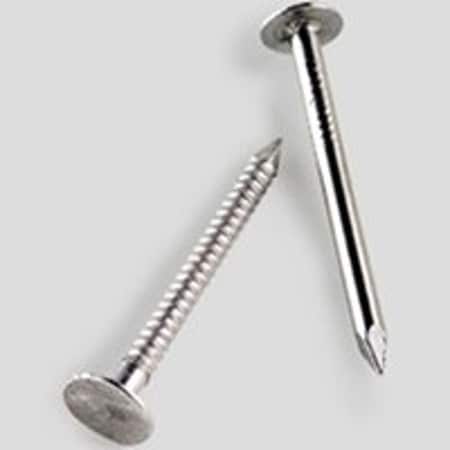 Simpson Strong-Tie Roofing Nail, 1-1/4 in L, 3D, Stainless Steel, 10 ga S310ARN1