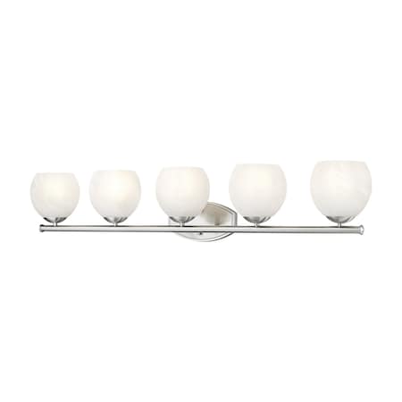 Z-Lite Colette Brushed Nickel 5 Light Vanity 1963-5V-BN