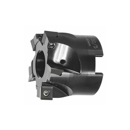 Holex 90 Degree Face Mill / Shoulder Mill, with Weldon Flat, 50mm Diameter, 5 Inserts 215055 50/5