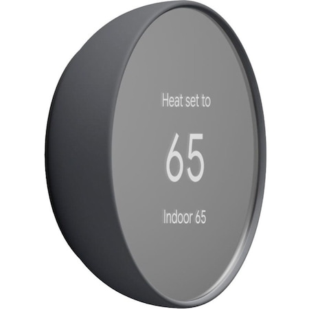 Google Nest Nest Smart Programmable Wi-Fi Thermostat Charcoal GA02081-US