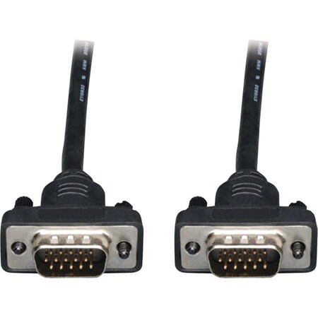 Tripp Lite Coax Cable, VGA, HD15, Low Profile, RGB, 3ft P502-003-SM