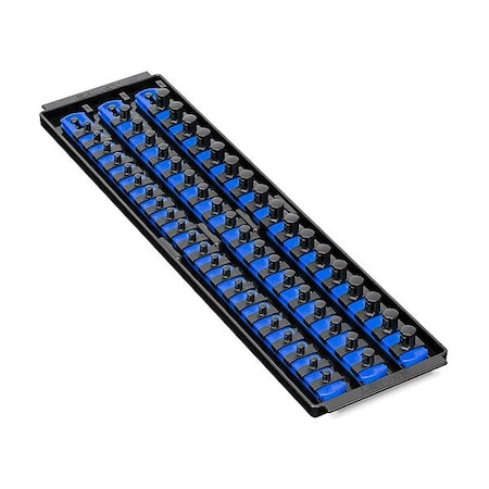Ernst Manufacturing Socket Organizer, Blue, 5 5/16" D 8451
