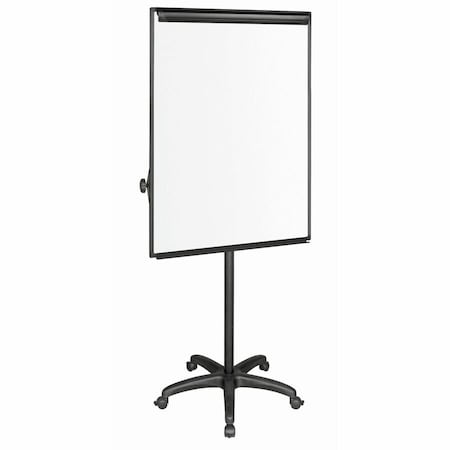Bi-Silque MasterVisi, Silver Easy Clean Dry Erase Mobile Presentation Easel, 44in To 75-1/4in High EA4800055