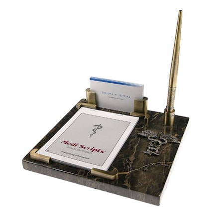 Gfancy Fixtures Jadestone Doctor s Prescription Pad Holder GF3334072