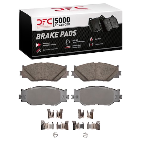 Dfc 5000 Advanced Disc Brake Pad Set,  1551-1178-01