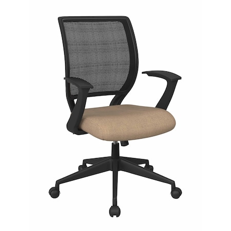 Office Star Products EM Series Screen Back Task Chair with "T" Arms, Twilight Angora EM51022N-K014