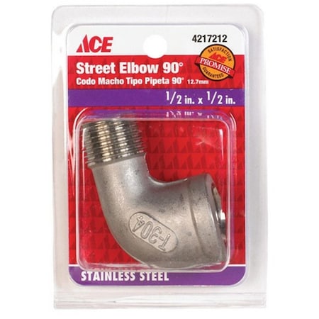 Smith-Cooper S3014SE004CS 0.5 in. 90 Degree FPT Street Elbow 4217212