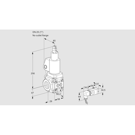 Honeywell Kromschroder VAS2T25/-N/LQSL KS88028471