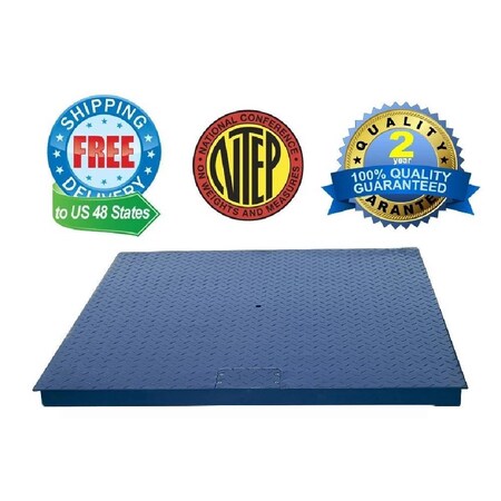 Prime Systems New 2,500 lb 4x5 Pallet Floor Scale Warehouse NTEP Legal 4 Trade PS-2500-4X5-NTEP