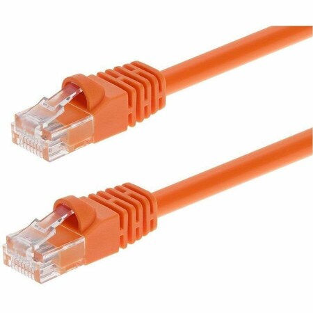 Monoprice Patch Cord, Cat 5e, Booted, Orange, 7.0 ft. 2143