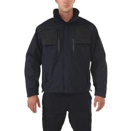 5.11 Valiant Duty, duty, Jacket Dark Navy M, 100% Nylon (Outer), 100% Polyester (Inner), Navy, M 48153ABR-724-M