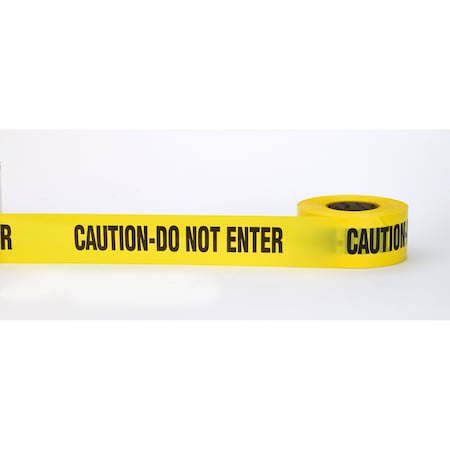 Mutual Industries Barricade tape Caution do not enter 1000', 10PK 17779-25-3000