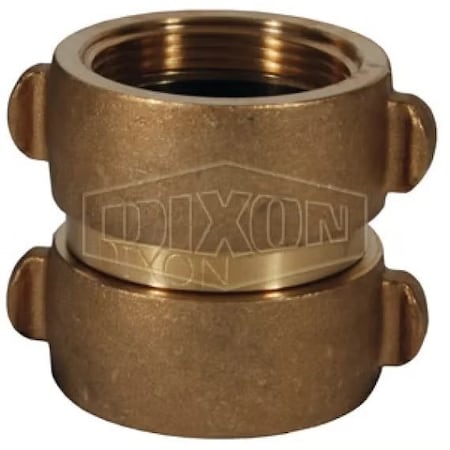 Dixon Rocker Lug, 1-1/2 in, FNPSH Swivel, Brass, Domestic DFR1515