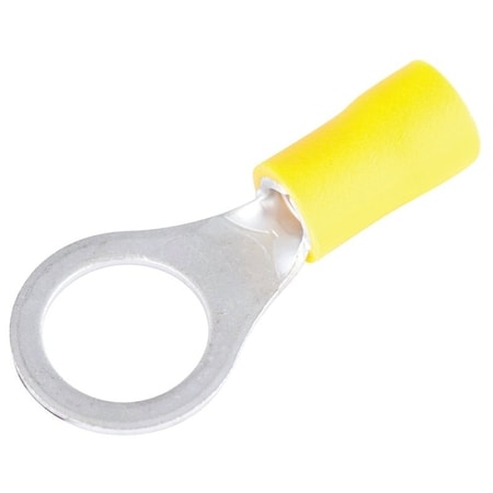 Gardner Bender Ring Terminal, 3/8 in Stud Size, 10 AWG, Vinyl Insulated, Crimp Termination Only 10-108