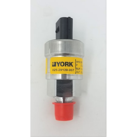 York 0-650 Psi Discharge Pressure Transducer 025 29139 007