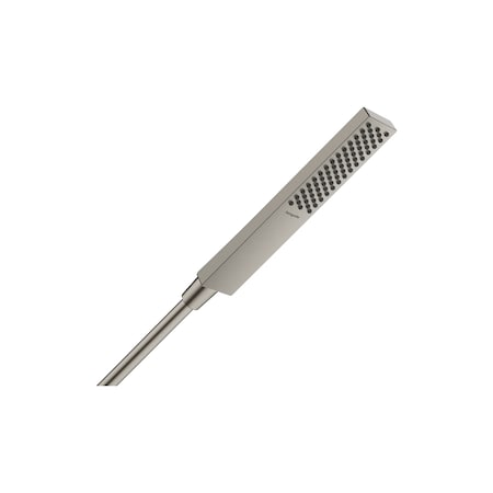 Hansgrohe Pulsify E Baton Handshower 100 1-Jet, 1.75 GPM in Brushed Nickel 24321821
