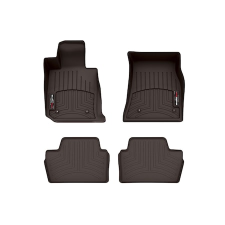 Weathertech Cocoa, Front and Rear Floorliners 4718401-4717112