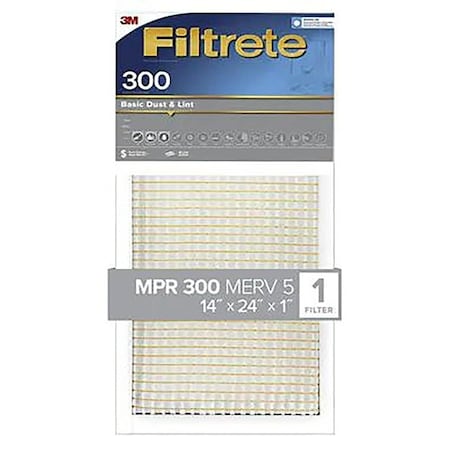 Filtrete FILTER AIR DUST&LINT 14X24X1IN 323DC-4