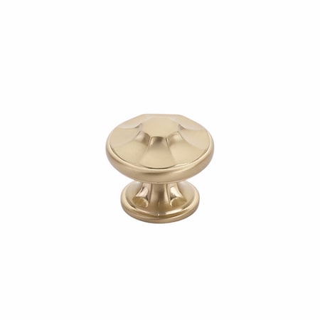 Schaub 1-3/8in Empire Cabinet Knob Signature Satin Brass Finish 876-SSB