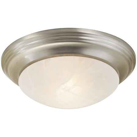 Boston Harbor Boston Harbor 563118BN Ceiling Light Fixture, 75, 18 W, CFL Lamp, Brushed Nickel 563118BN